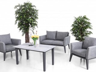 Комплект мебели (Двухместный диван + 2 кресла + 1 стол) HAMBURG