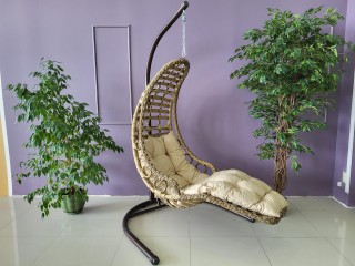 Кресло-качалка BODRUM Цвет: Светло-коричневый