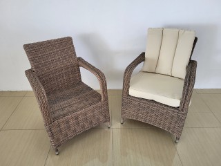 Комплект мебели JH-2303-SSR / JH-2302-ARP (Стол (металлический) + 4 кресла)
