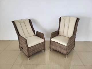 Комплект мебели JH-2303-SSR / JH-2301-ARP (Стол (металлический) + 4 кресла Раскладные)