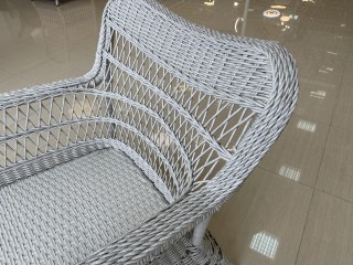 Комплект мебели POLEN (Диван 3х местный + 2 Кресла + Стол (Стекло))