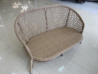 Комплект мебели ZAKKUM PLUS  (Диван 2х местный + 2 Кресла + Стол (Стекло)) 