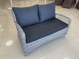 Комплект мебели SYH-059W (Диван 2х местный + 2 Кресла + Стол (Стекло))