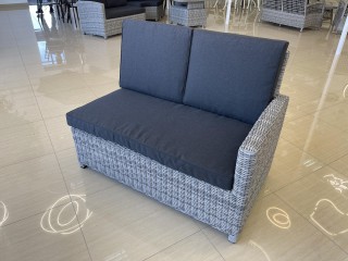 Комплект мебели SYH-2402W (Диван 2х местный 2шт. + Кресло угловое + 2шт. Пуфика + Стол (Стекло))