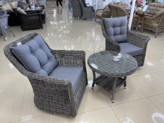 Комплект мебели 2011 / 2010 (2 кресла-качалки с механизмом вращения + столик кофейный) 