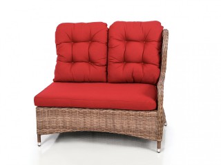 Комплект садовой мебели 05715 Цвет: Коричневый (2 Дивана 2х местных + 1 Кресло угловое + 1 Кресло + Стол)