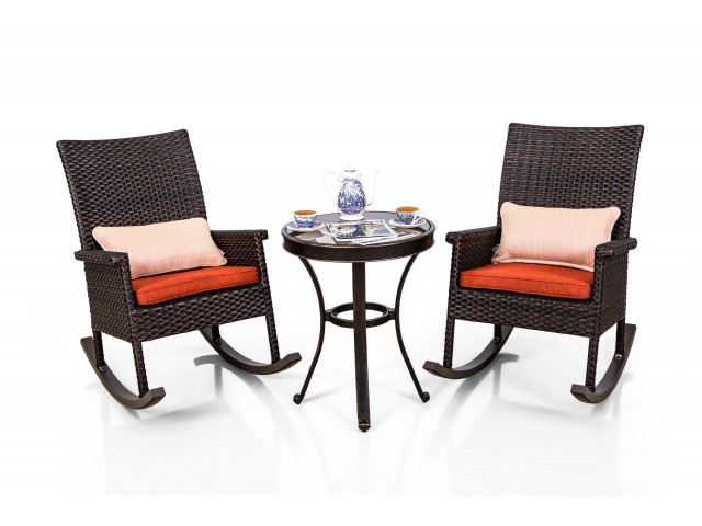 Комплект мебели (столик кофейный + 2 кресла-качалки) СА 1737 Т СА 1750