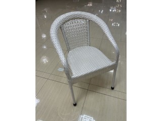 Комплект мебели DECO Стол (стекло) Д-720 + 2 Кресла без подушек Цвет: 2301 (жемчуг)