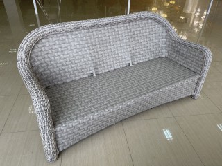 Комплект мебели LYON (Диван 3х местный + 2 Кресла + Стол (Стекло)) 